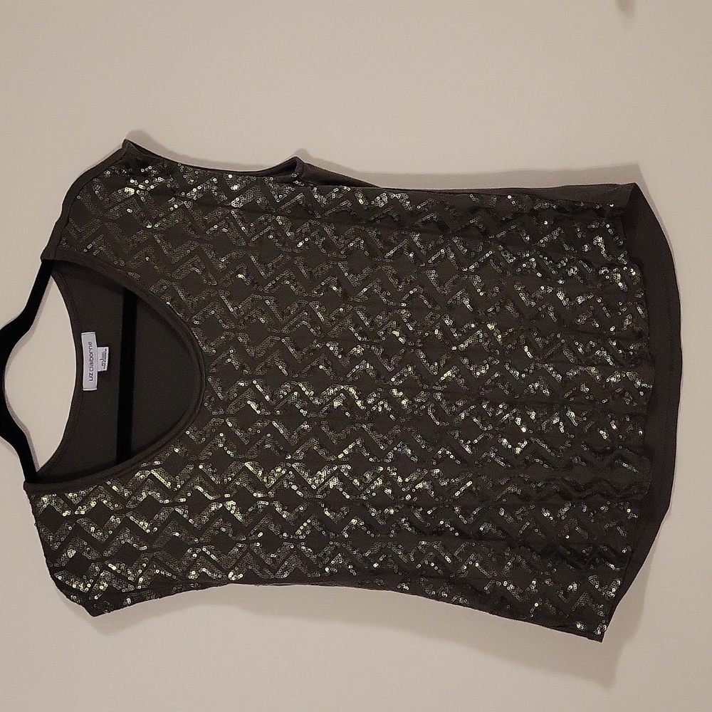 Liz Claiborne Green sequence top Large